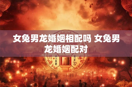 女兔男龙婚姻相配吗 女兔男龙婚姻配对 女兔男龙婚姻相配吗 女兔男龙婚姻配对
