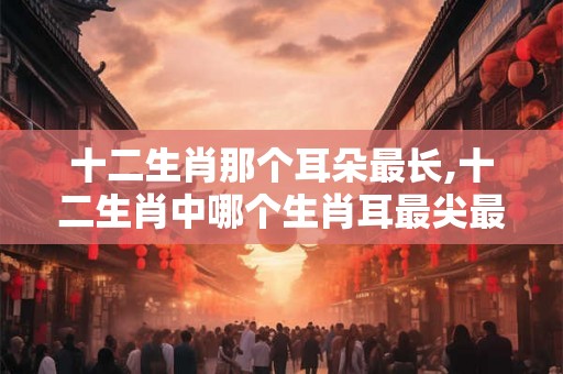 十二生肖那个耳朵最长,十二生肖中哪个生肖耳最尖最长