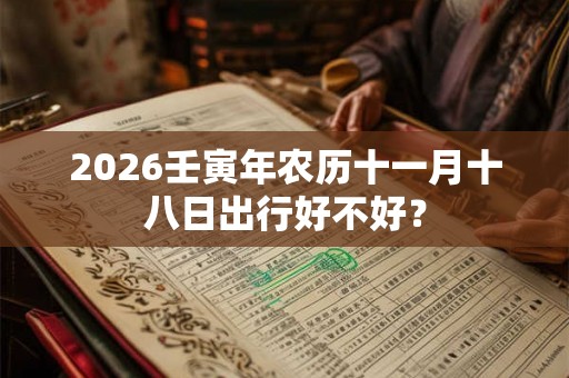 2026壬寅年农历十一月十八日出行好不好？