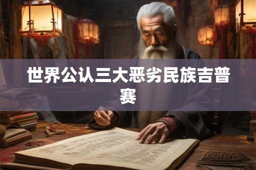 世界公认三大恶劣民族吉普赛