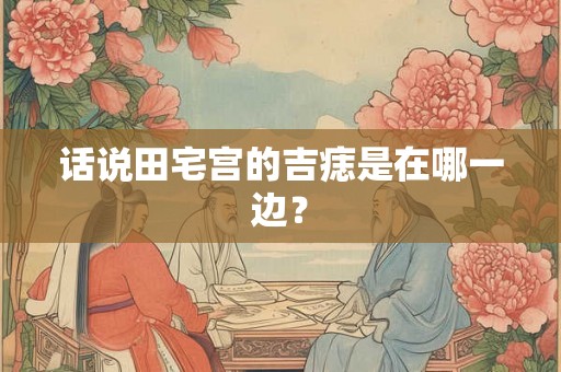 话说田宅宫的吉痣是在哪一边? 话说田宅宫的吉痣是在哪一边?