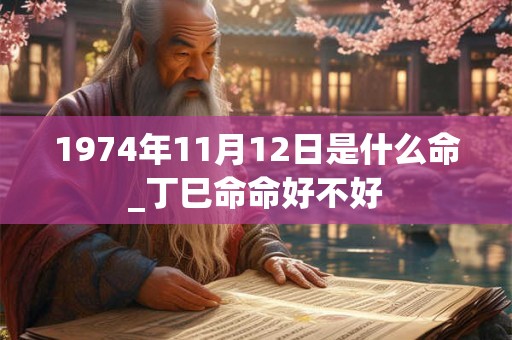1974年11月12日是什么命_丁巳命命好不好 1974年11月12日是什么命_丁巳命命好不好