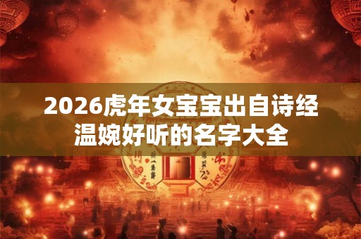 2026虎年女宝宝出自诗经温婉好听的名字大全