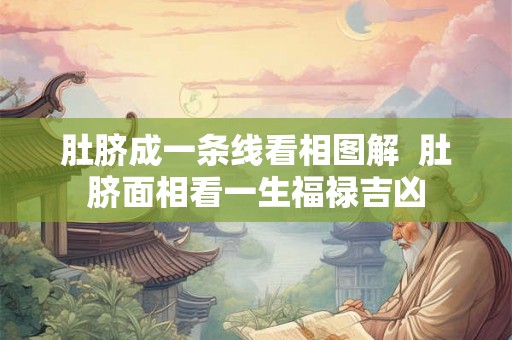 肚脐成一条线看相图解 肚脐面相看一生福禄吉凶 肚脐成一条线看相图解 肚脐面相看一生福禄吉凶