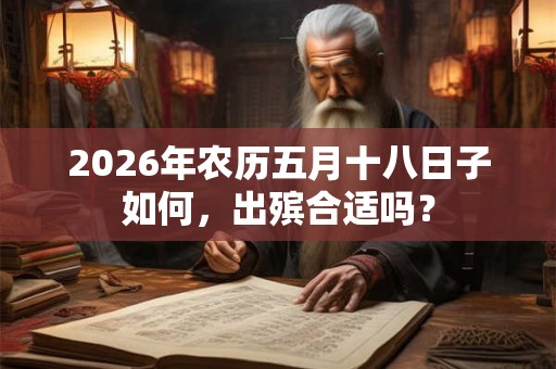 2026年农历五月十八日子如何，出殡合适吗？