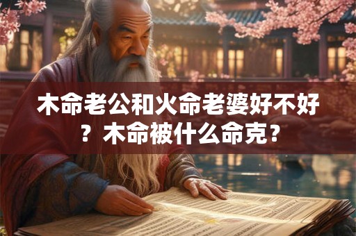 木命老公和火命老婆好不好?木命被什么命克? 木命老公和火命老婆好不好?木命被什么命克?