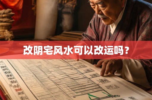 改阴宅风水可以改运吗？