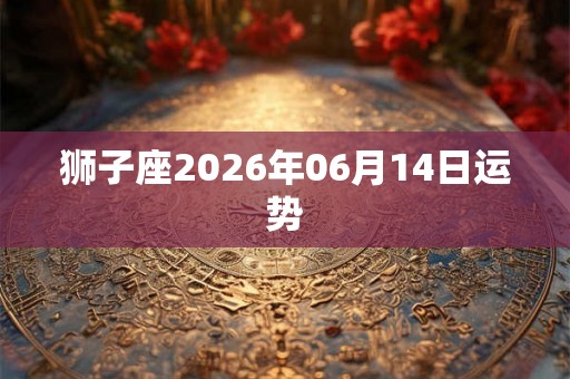 狮子座2026年06月14日运势 狮子座2026年06月14日运势