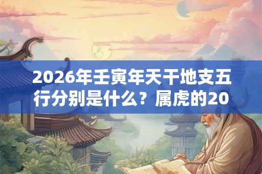 2026年壬寅年天干地支五行分别是什么?属虎的2026年几岁? 2026年壬寅年天干地支五行分别是什么?属虎的2026年几岁?