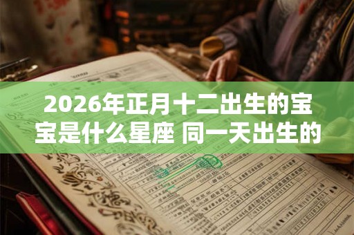 2026年正月十二出生的宝宝是什么星座 同一天出生的名人 2026年正月十二出生的宝宝是什么星座 同一天出生的名人