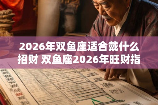 2026年双鱼座适合戴什么招财 双鱼座2026年旺财指南