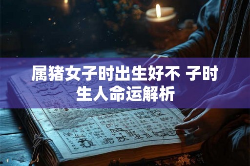 属猪女子时出生好不 子时生人命运解析 属猪女子时出生好不 子时生人命运解析