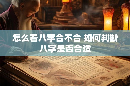 怎么看八字合不合 如何判断八字是否合适