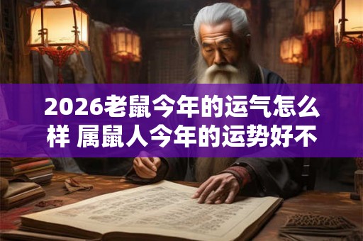 2026老鼠今年的运气怎么样 属鼠人今年的运势好不好