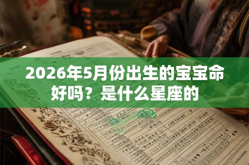 2026年5月份出生的宝宝命好吗？是什么星座的