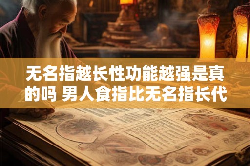 无名指越长性功能越强是真的吗 男人食指比无名指长代表什么