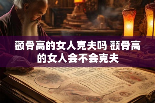 颧骨高的女人克夫吗 颧骨高的女人会不会克夫