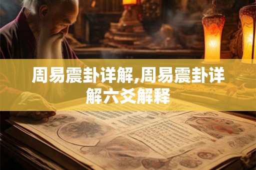 周易震卦详解,周易震卦详解六爻解释