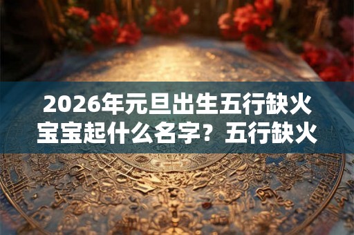 2026年元旦出生五行缺火宝宝起什么名字？五行缺火如何取名？