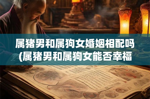 属猪男和属狗女婚姻相配吗(属猪男和属狗女能否幸福婚姻？)