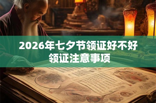 2026年七夕节领证好不好 领证注意事项