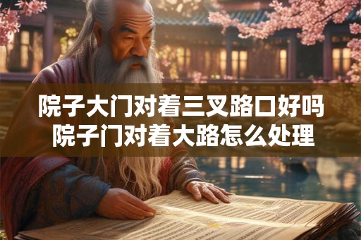 院子大门对着三叉路口好吗 院子门对着大路怎么处理