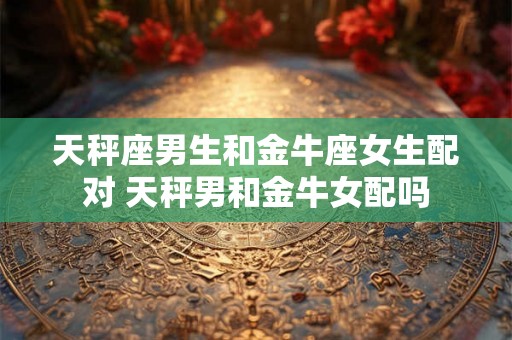 天秤座男生和金牛座女生配对 天秤男和金牛女配吗