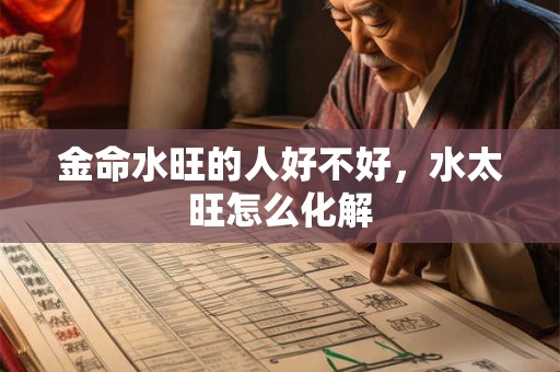 金命水旺的人好不好，水太旺怎么化解