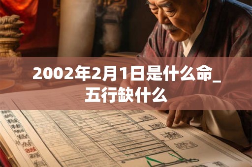 2002年2月1日是什么命_五行缺什么