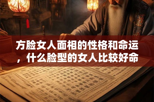 方脸女人面相的性格和命运，什么脸型的女人比较好命？
