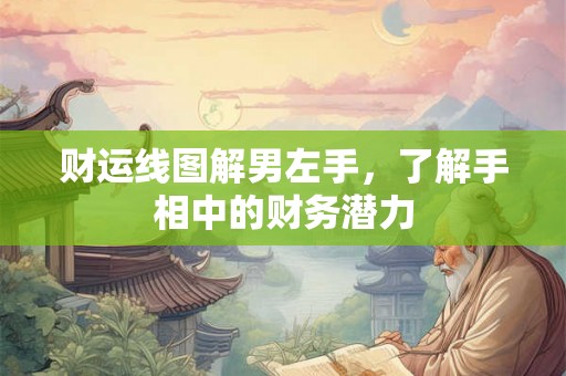 财运线图解男左手，了解手相中的财务潜力