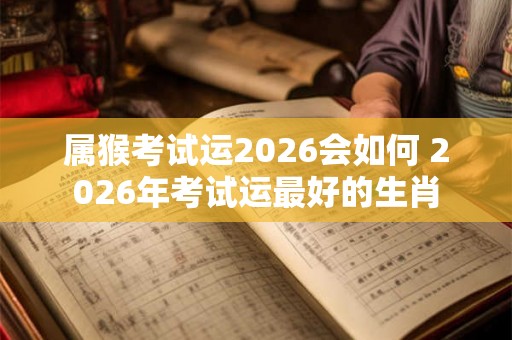 属猴考试运2026会如何 2026年考试运最好的生肖