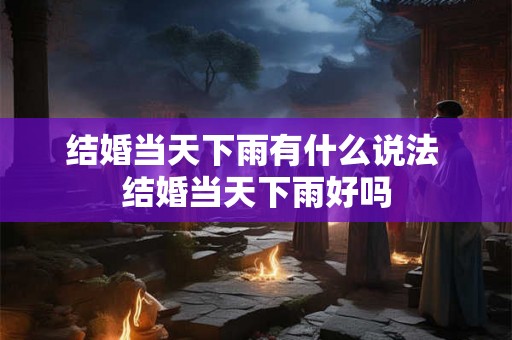 结婚当天下雨有什么说法 结婚当天下雨好吗