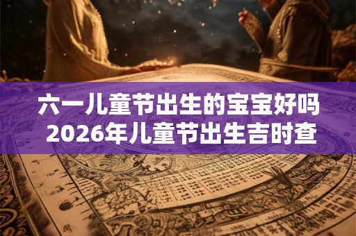 六一儿童节出生的宝宝好吗 2026年儿童节出生吉时查询