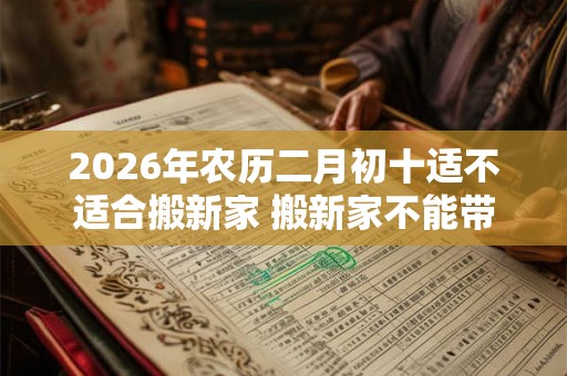 2026年农历二月初十适不适合搬新家 搬新家不能带三件东西
