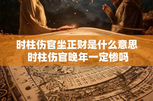 时柱伤官坐正财是什么意思 时柱伤官晚年一定惨吗 时柱伤官坐正财是什么意思 时柱伤官晚年一定惨吗