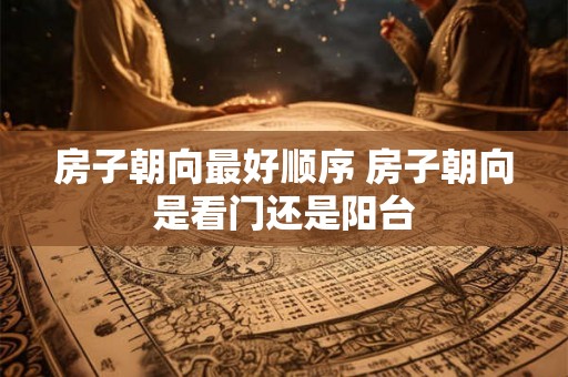 房子朝向最好顺序 房子朝向是看门还是阳台
