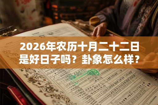 2026年农历十月二十二日是好日子吗?卦象怎么样? 2026年农历十月二十二日是好日子吗?卦象怎么样?