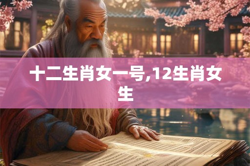 十二生肖女一号,12生肖女生