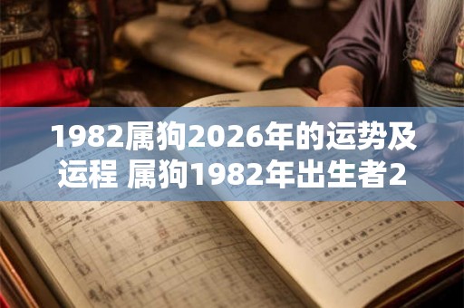 1982属狗2026年的运势及运程 属狗1982年出生者2026年运势如何