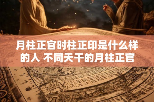 月柱正官时柱正印是什么样的人 不同天干的月柱正官 月柱正官时柱正印是什么样的人 不同天干的月柱正官
