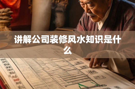 讲解公司装修风水知识是什么