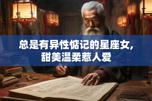 总是有异性惦记的星座女,甜美温柔惹人爱