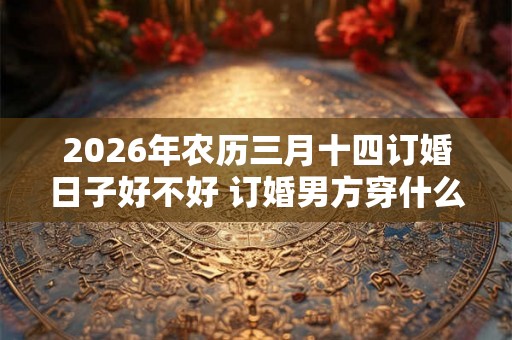 2026年农历三月十四订婚日子好不好 订婚男方穿什么好