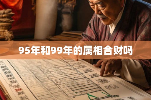 95年和99年的属相合财吗