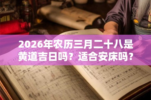 2026年农历三月二十八是黄道吉日吗？适合安床吗？