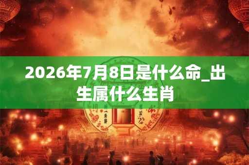 2026年7月8日是什么命_出生属什么生肖 2026年7月8日是什么命_出生属什么生肖