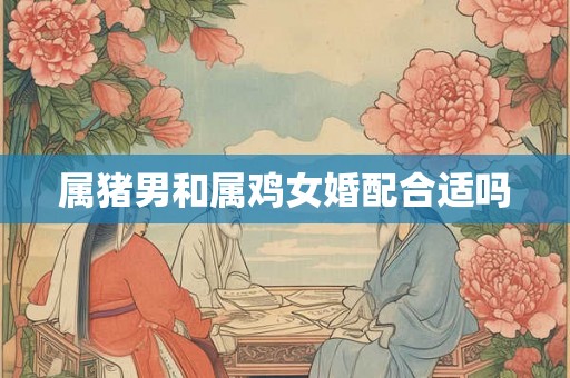 属猪男和属鸡女婚配合适吗