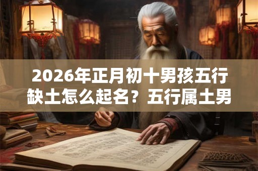 2026年正月初十男孩五行缺土怎么起名？五行属土男孩名字推荐