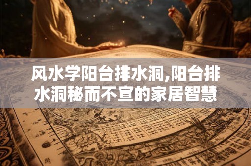 风水学阳台排水洞,阳台排水洞秘而不宣的家居智慧